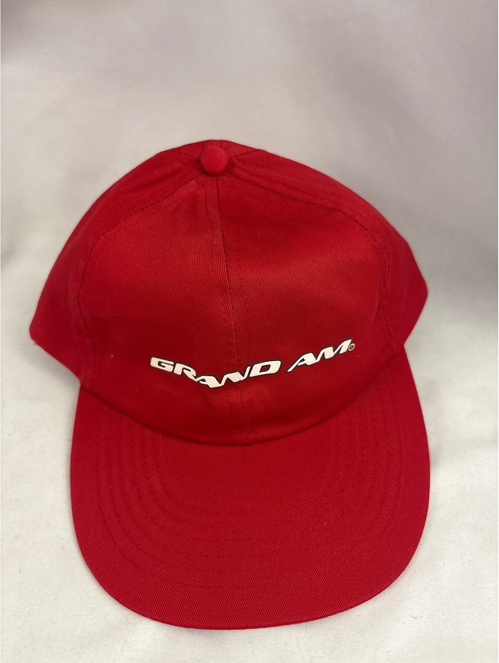 Vintage Pontiac Grand Am Red Snapback Cap Hat